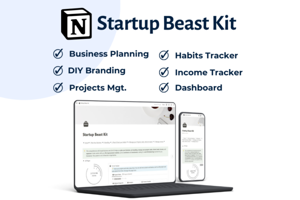 Startup Beast Kit Notion Template