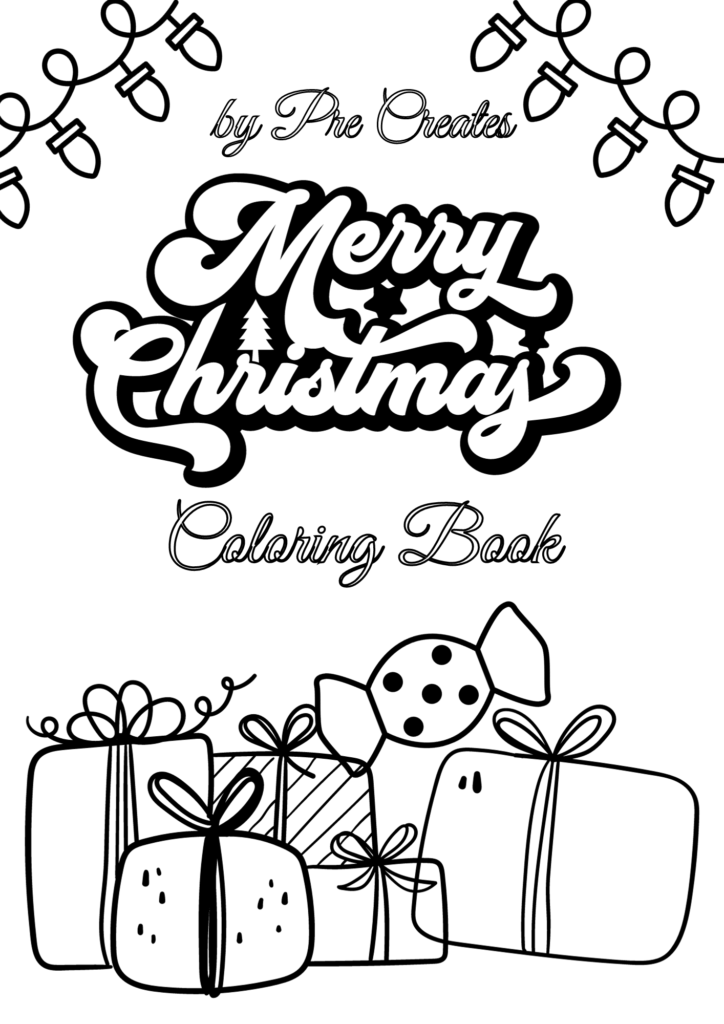 Free Christmas Coloring Pages Book - Printable PDF - PreCreates