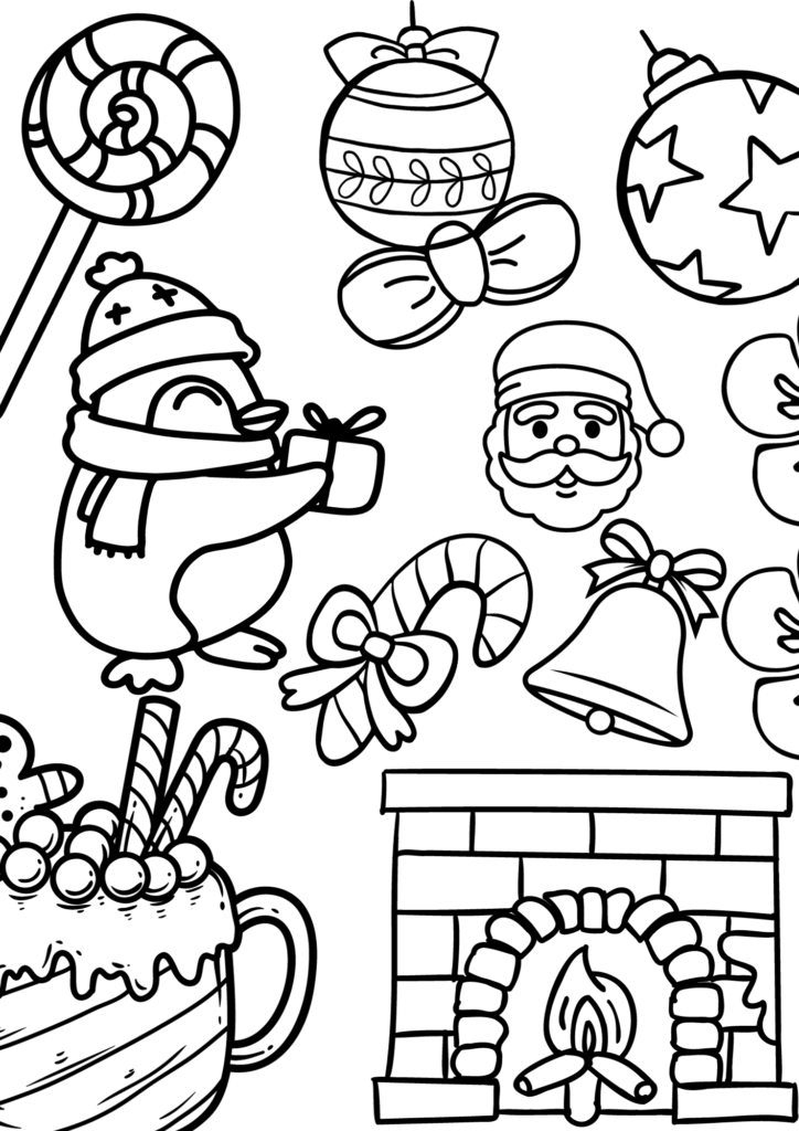 Preview of Christmas Coloring Page 2