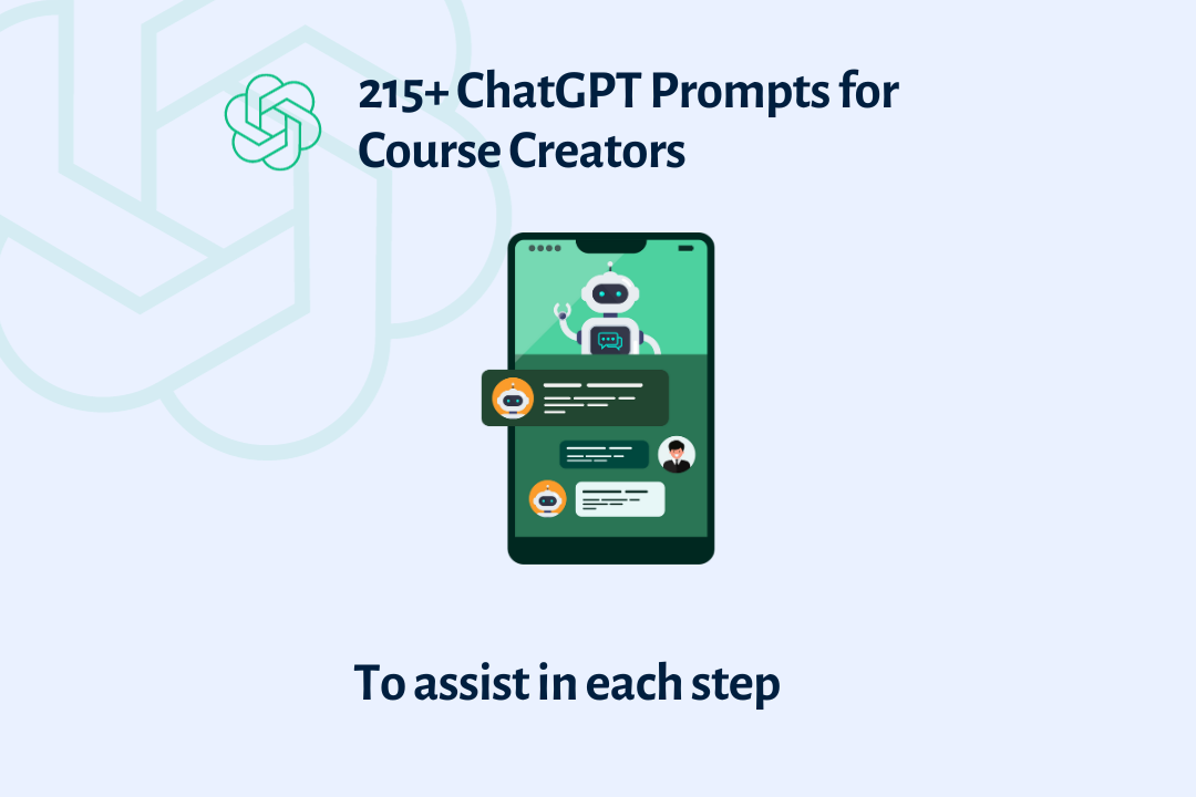 thumbnail image for chatgpt prompts pack for course creators